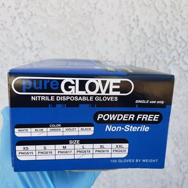 Pure Gloves Nitrile Examination Gloves Pure Gloves Nitrile Examination Gloves
